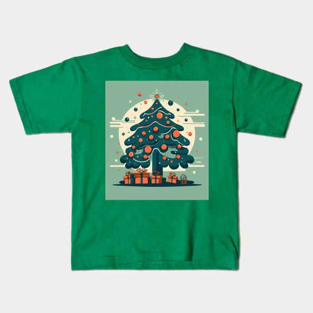 Christmas Design Kids T-Shirt by Seven Seven t